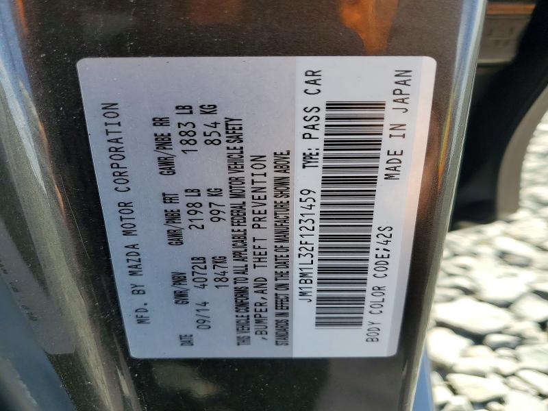 2015 Mazda 3 მანქანა იყიდება აუქციონზე, vin: JM1BM1L32F1231459, აუქციონის ნომერი: 60242646