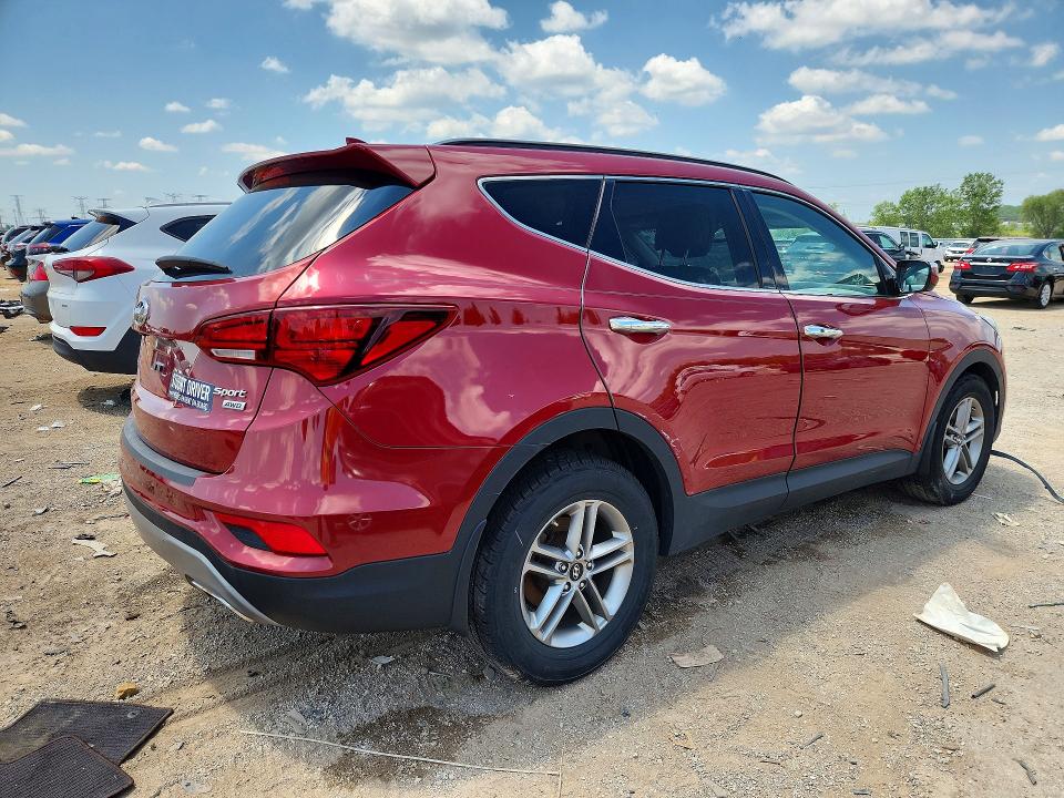 Продажа на аукционе авто 2017 Hyundai Santa Fe Sport, vin: 5XYZUDLB8HG469942, номер лота: 59710046