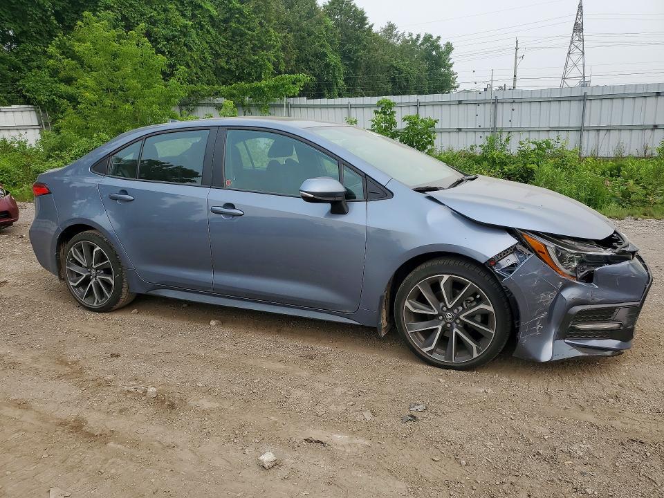 2022 Toyota Corolla მანქანა იყიდება აუქციონზე, vin: 5YFB4MBEXNP119393, აუქციონის ნომერი: 61350546