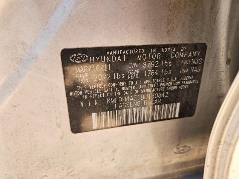 Aukcja sprzedaży 2011 Hyundai Elantra, vin: KMHDH4AE1BU130842, numer aukcji: 59181656
