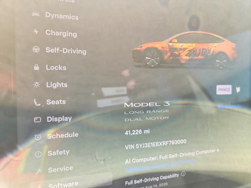 Продажа на аукционе авто 2024 Tesla Model 3, vin: 5YJ3E1EBXRF793000, номер лота: 60045826