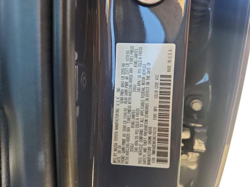 2025 Mazda Cx-50 მანქანა იყიდება აუქციონზე, vin: 7MMVABEM8SN318318, აუქციონის ნომერი: 62538936