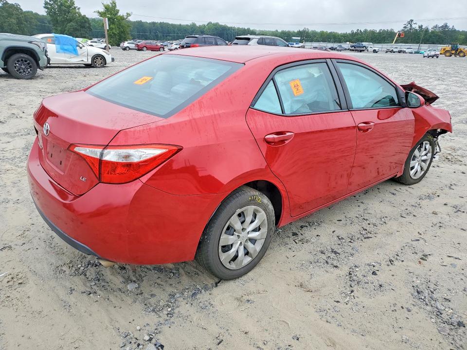 2015 Toyota Corolla მანქანა იყიდება აუქციონზე, vin: 2T1BURHEXFC396230, აუქციონის ნომერი: 60461696