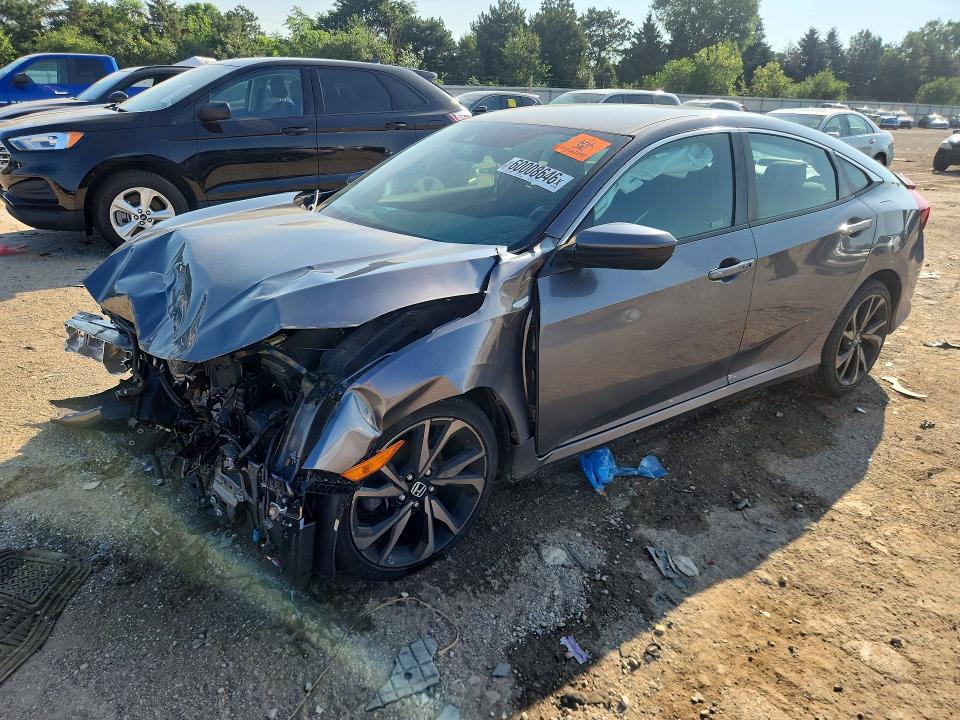 Продажа на аукционе авто 2019 Honda Civic, vin: 2HGFC2F8XKH595546, номер лота: 60008646