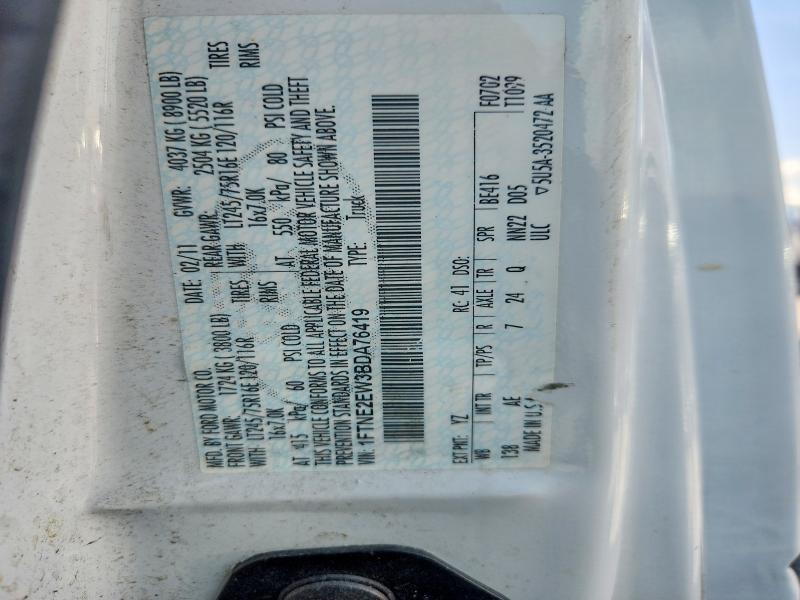 Aukcja sprzedaży 2011 Ford Econoline, vin: 1FTNE2EW3BDA76419, numer aukcji: 58418556