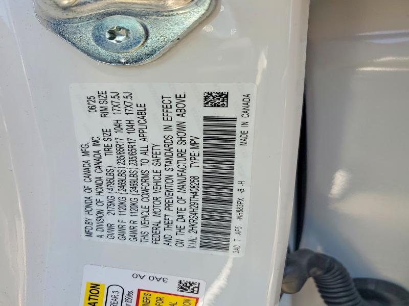 Aukcja sprzedaży 2026 Honda Cr-v, vin: 2HKRS4H29TH408258, numer aukcji: 60566706