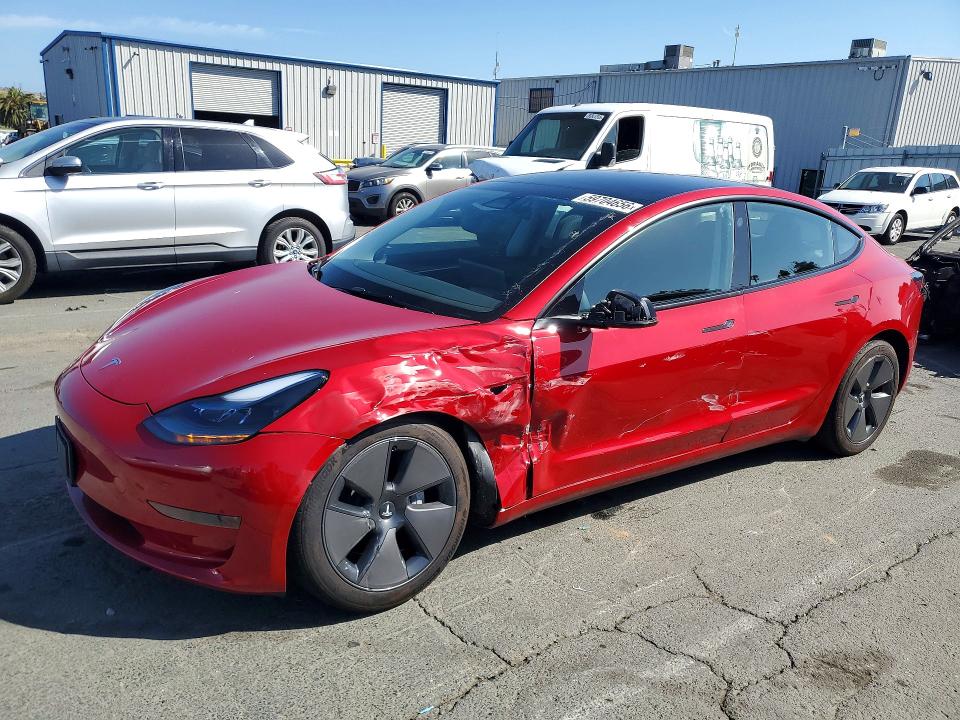 59704656 :رقم المزاد ، 5YJ3E1EA3PF711130 vin ، 2023 Tesla Model 3 مزاد بيع