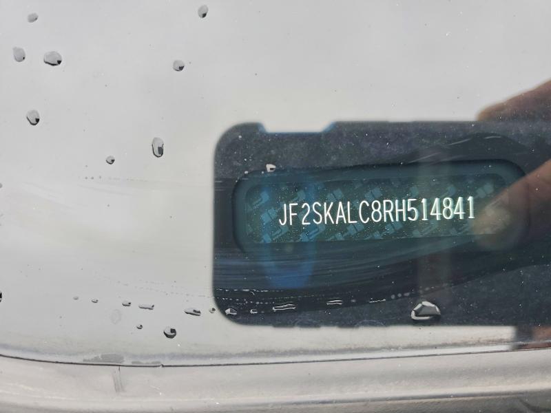 2024 Subaru Forester მანქანა იყიდება აუქციონზე, vin: JF2SKALC8RH514841, აუქციონის ნომერი: 59603356