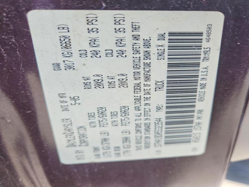 58912906 :رقم المزاد ، 1D7HA18D05S323544 vin ، 2005 Dodge Ram 1500 مزاد بيع