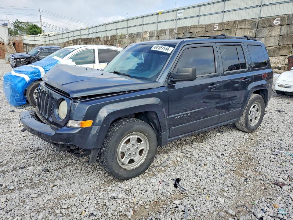 2015 Jeep Patriot მანქანა იყიდება აუქციონზე, vin: 1C4NJPBA3FD126047, აუქციონის ნომერი: 60151986