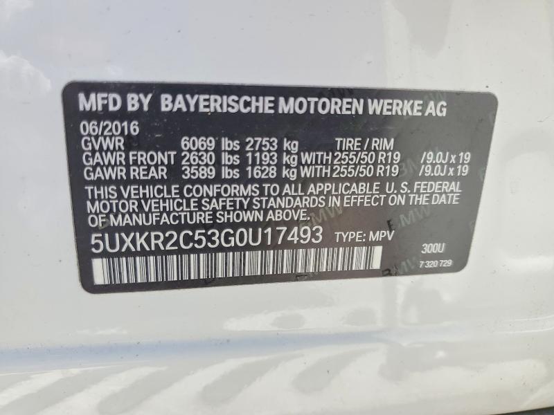 Aukcja sprzedaży 2016 Bmw X5, vin: 5UXKR2C53G0U17493, numer aukcji: 60468256