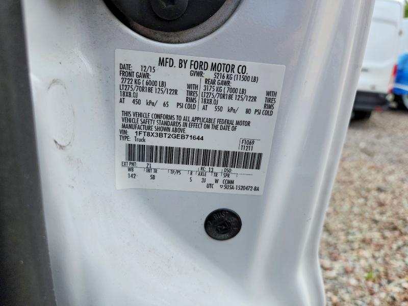 Aukcja sprzedaży 2016 Ford F350, vin: 1FT8X3BT2GEB71644, numer aukcji: 60014296