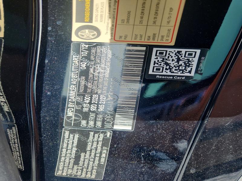 60415366 :رقم المزاد ، WDDPK4HA3DF058528 vin ، 2013 Mercedes-benz Slk مزاد بيع