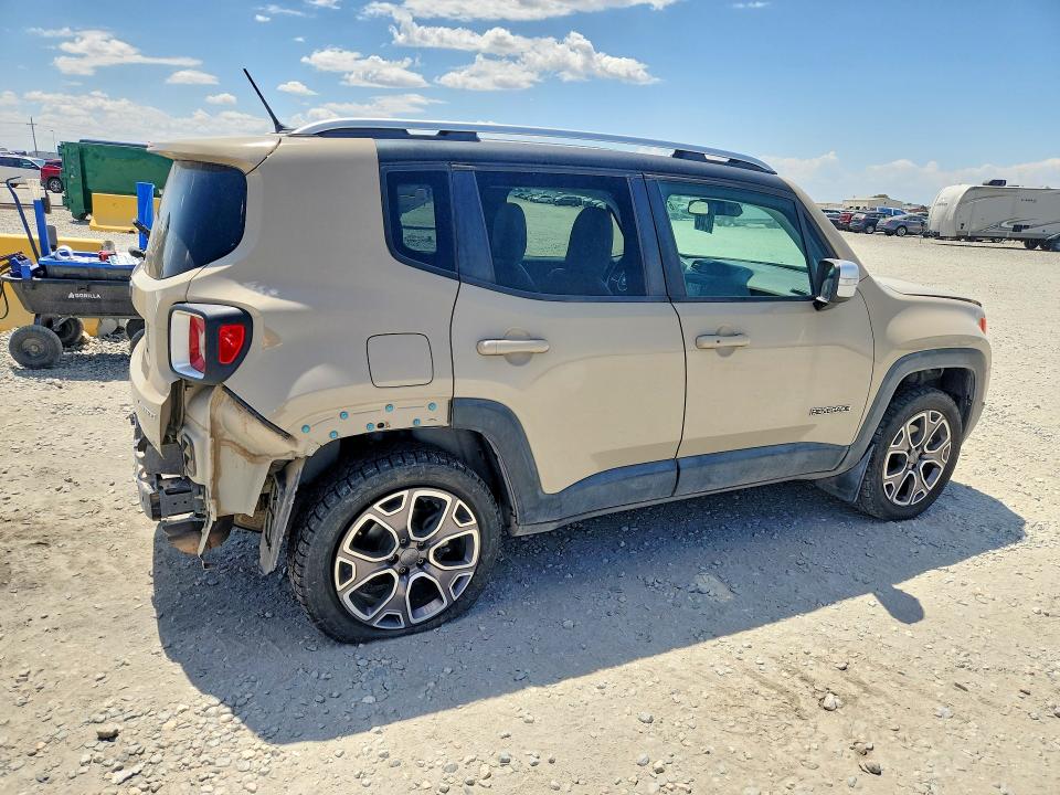 2015 Jeep Renegade მანქანა იყიდება აუქციონზე, vin: ZACCJBDT8FPB34221, აუქციონის ნომერი: 61740076