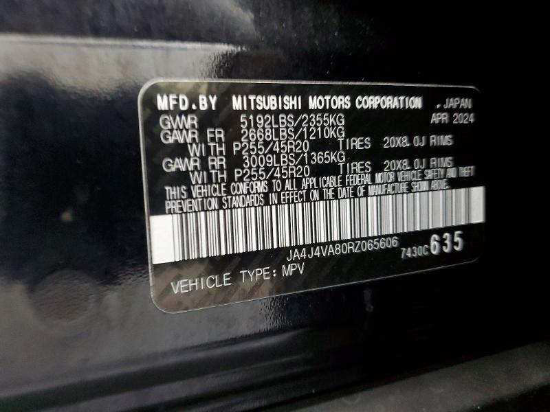 Продажа на аукционе авто 2024 Mitsubishi Outlander, vin: JA4J4VA80RZ065606, номер лота: 63148456