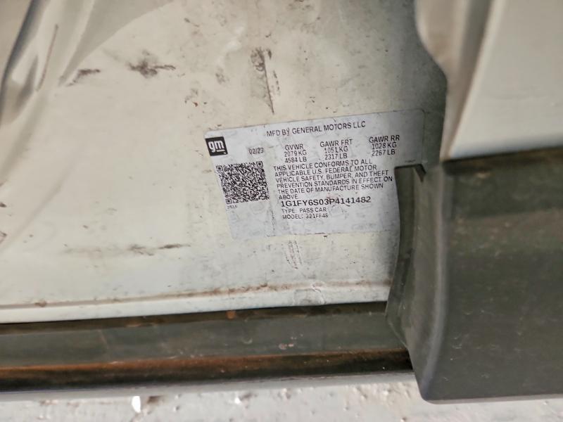 61035046 :رقم المزاد ، 1G1FY6S03P4141482 vin ، 2023 Chevrolet Bolt Euv مزاد بيع