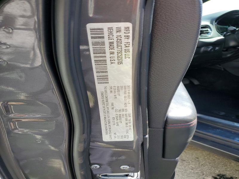 61532916 :رقم المزاد ، 1C4SDJCT7SC523705 vin ، 2025 Dodge Durango مزاد بيع