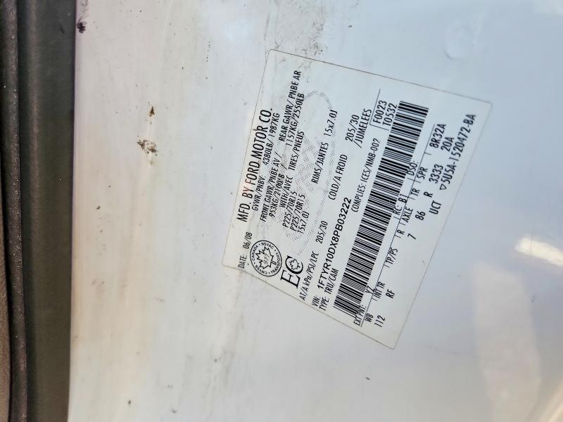 60626956 :رقم المزاد ، 1FTYR10DX8PB03222 vin ، 2008 Ford Ranger مزاد بيع