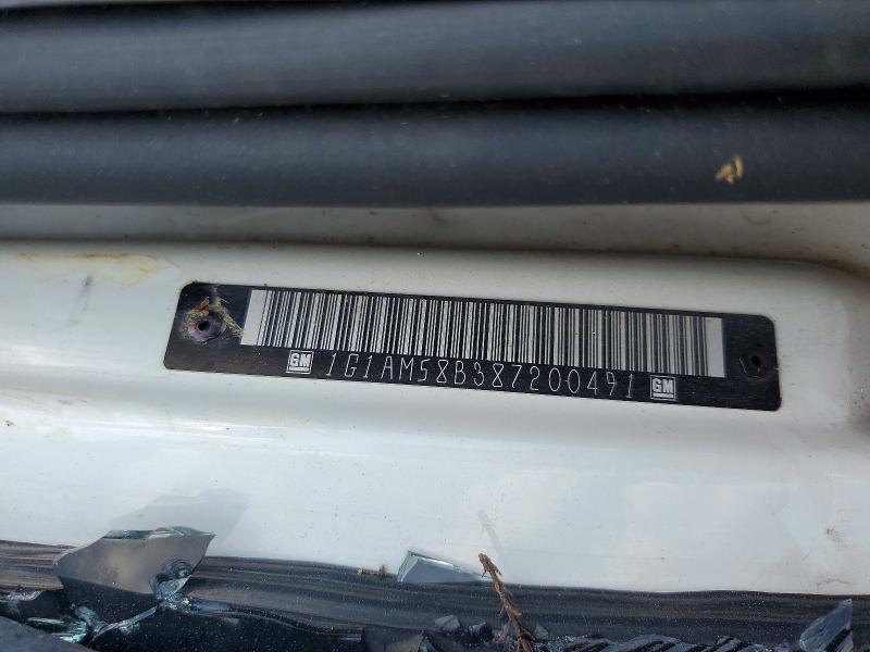 Aukcja sprzedaży 2008 Chevrolet Cobalt, vin: 1G1AM58B387200491, numer aukcji: 59677756