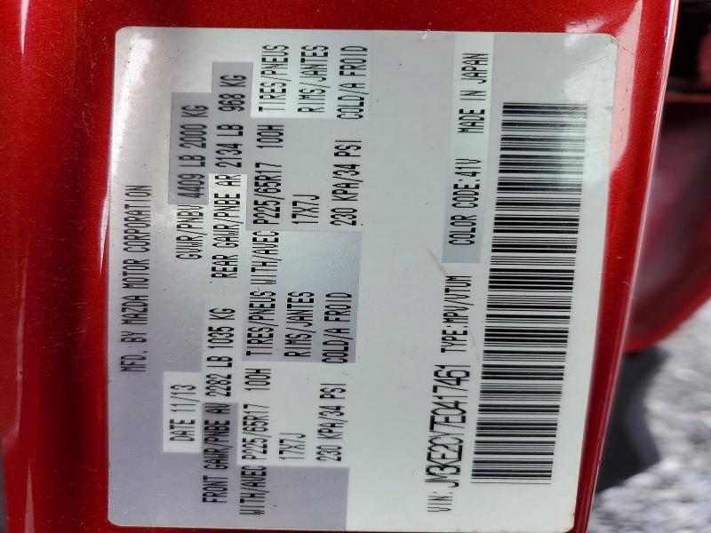 62296866 :رقم المزاد ، JM3KE2CY7E0417461 vin ، 2014 Mazda Cx-5 مزاد بيع