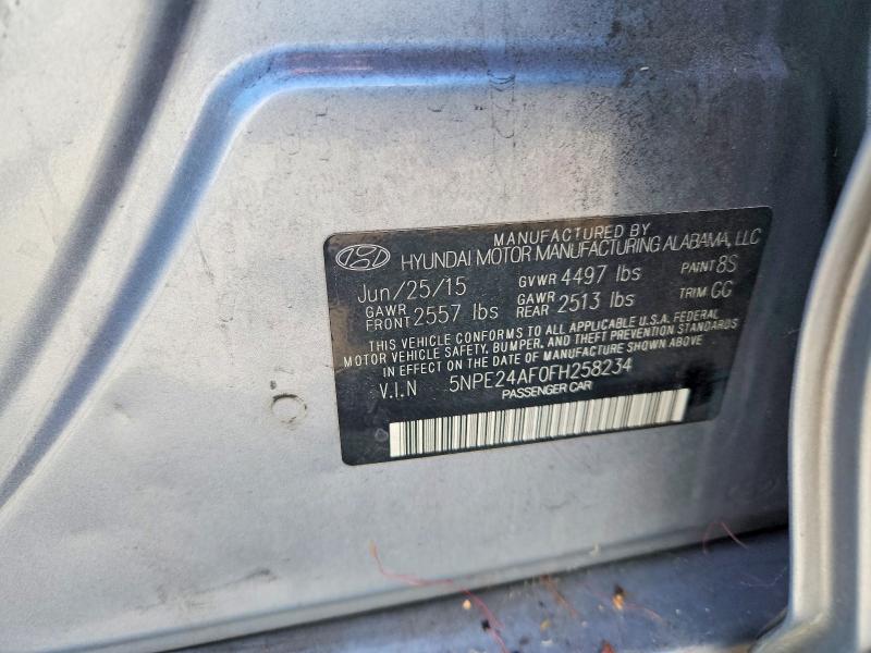 Aukcja sprzedaży 2015 Hyundai Sonata, vin: 5NPE24AF0FH258234, numer aukcji: 59197806