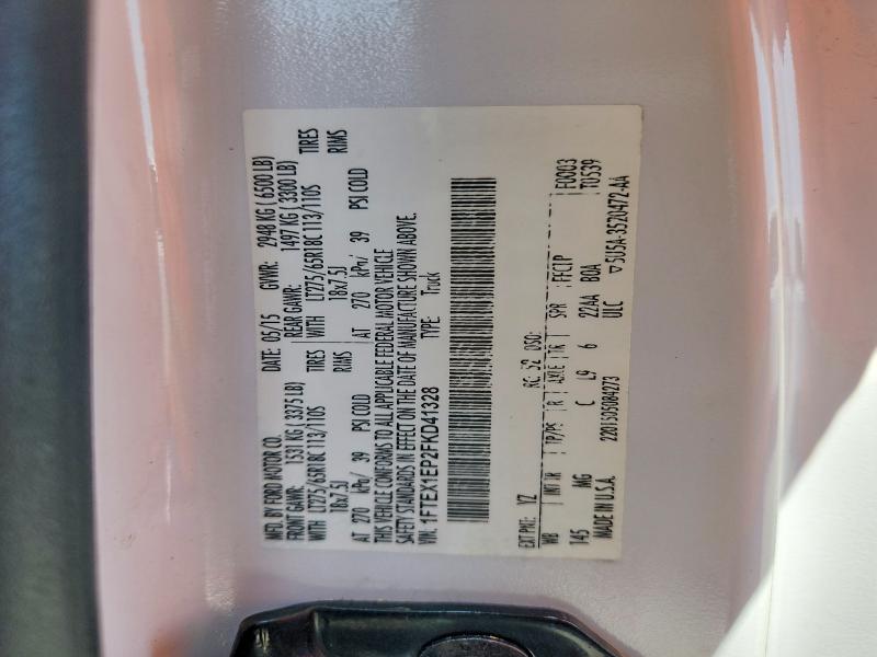 Aukcja sprzedaży 2015 Ford F150, vin: 1FTEX1EP2FKD41328, numer aukcji: 62450736
