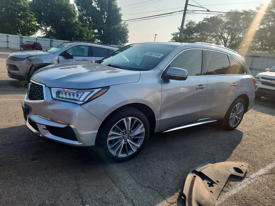 2017 Acura Mdx მანქანა იყიდება აუქციონზე, vin: 5J8YD4H58HL007935, აუქციონის ნომერი: 59621936