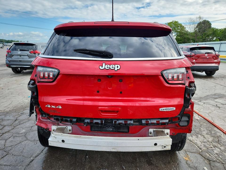 2018 Jeep Compass მანქანა იყიდება აუქციონზე, vin: 3C4NJDBB4JT223557, აუქციონის ნომერი: 60680846