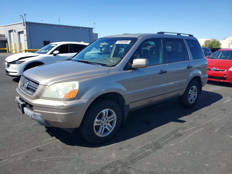 59540486 :رقم المزاد ، 2HKYF18564H556054 vin ، 2004 Honda Pilot مزاد بيع