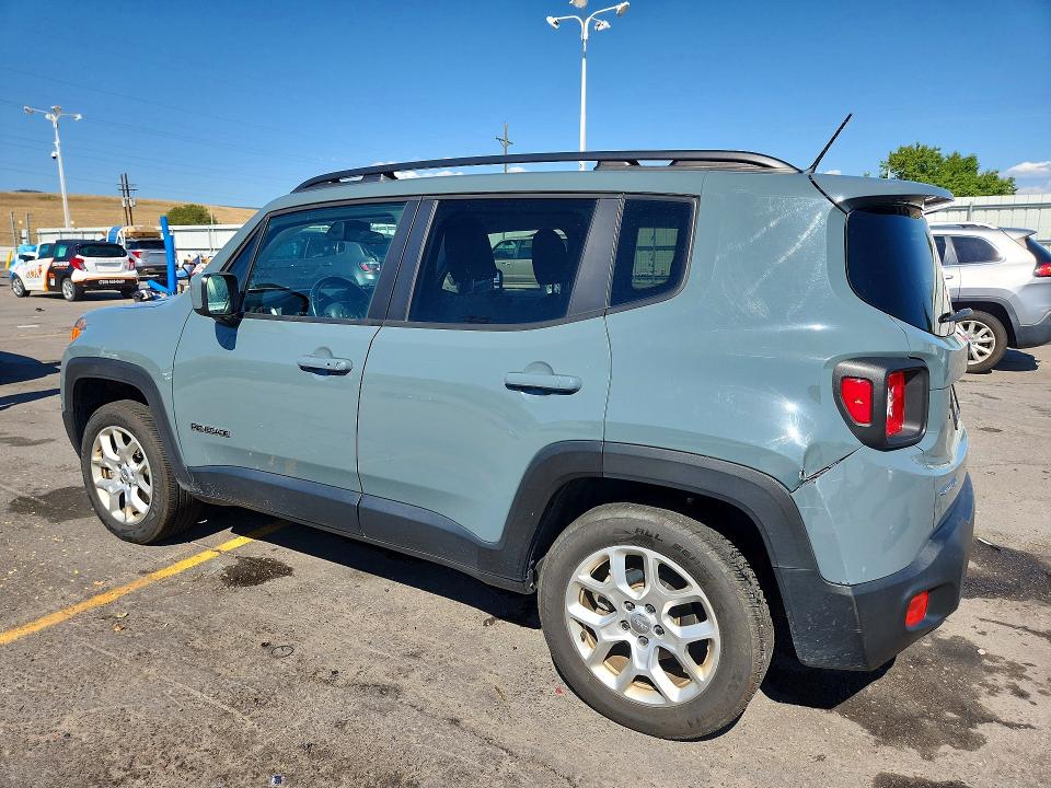 2016 Jeep Renegade მანქანა იყიდება აუქციონზე, vin: ZACCJBBT4GPC86369, აუქციონის ნომერი: 61417446