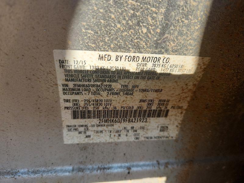 Aukcja sprzedaży 2015 Ford Flex, vin: 2FMHK6DT9FBA21923, numer aukcji: 60680866