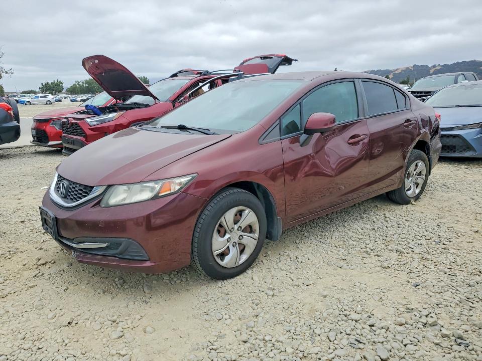 59180536 :رقم المزاد ، 19XFB2F54DE040310 vin ، 2013 Honda Civic مزاد بيع