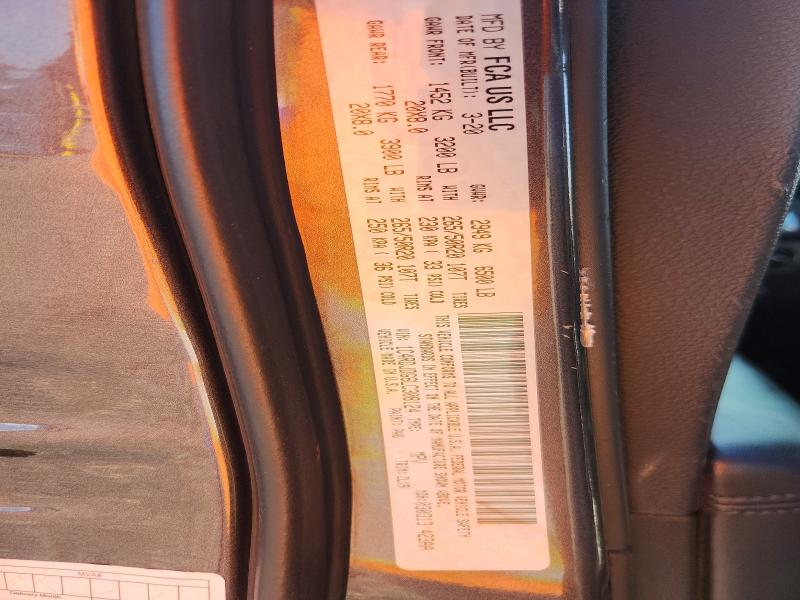 Auction sale of the 2020 Dodge Durango, vin: 1C4RDJDG6LC308124, lot number: 61752596