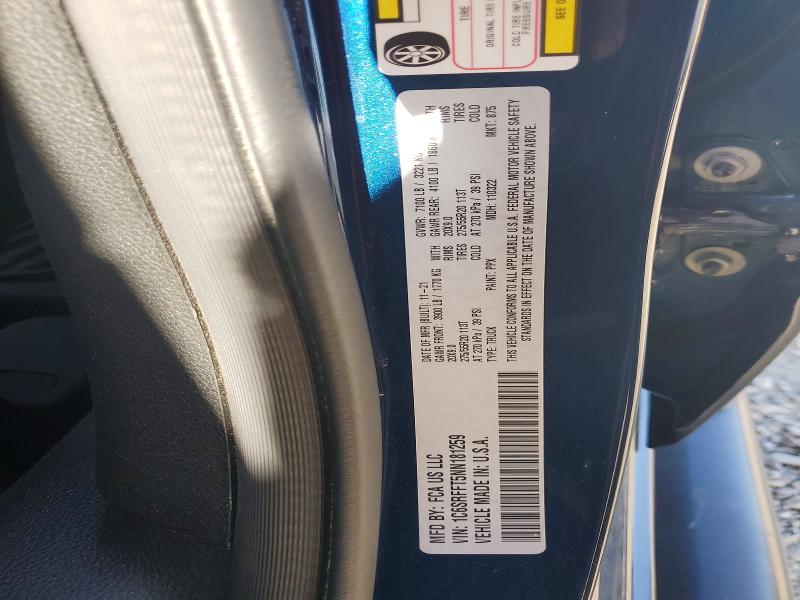 Продажа на аукционе авто 2022 Ram 1500, vin: 1C6SRFFT5NN181259, номер лота: 61225866