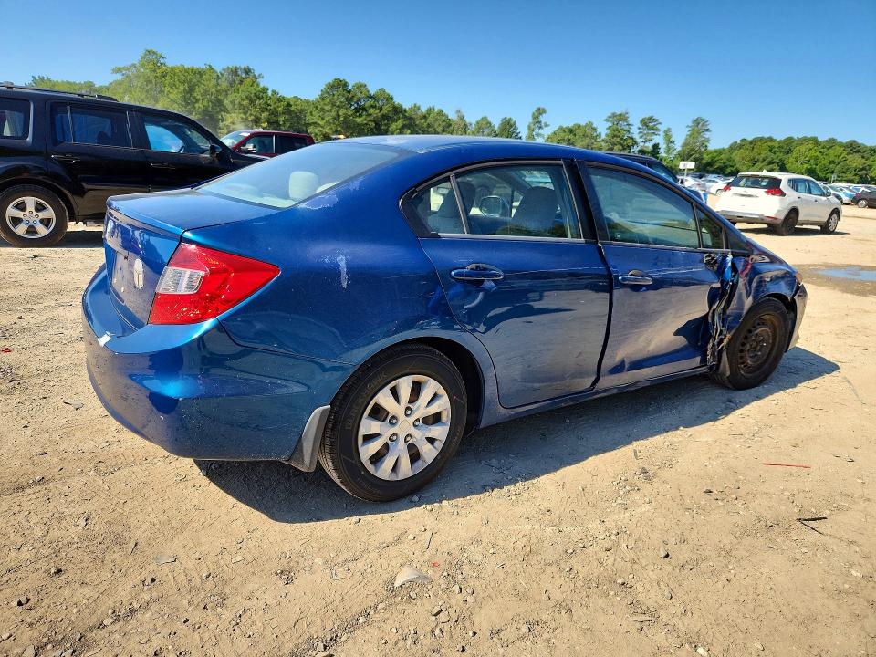 Продаж на аукціоні авто 2012 Honda Civic, vin: 2HGFB2F50CH537116, номер лоту: 63229196