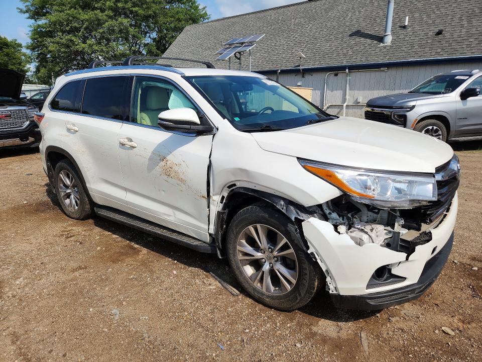 Продажа на аукционе авто 2015 Toyota Highlander, vin: 5TDKKRFH5FS085217, номер лота: 62103136