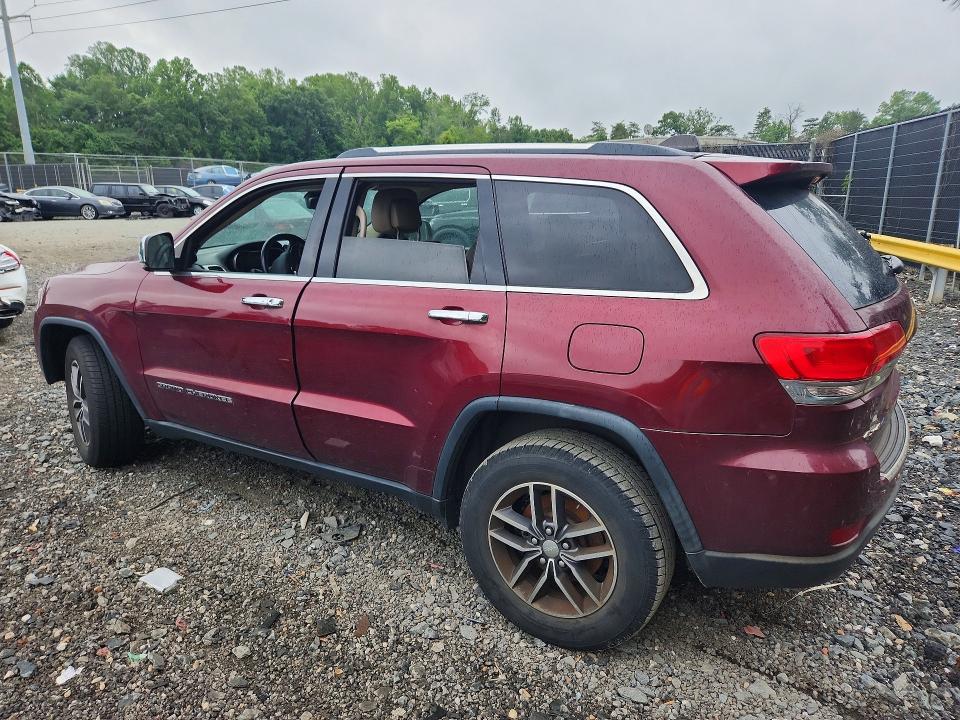 2017 Jeep Grand Cherokee მანქანა იყიდება აუქციონზე, vin: 1C4RJFBG2HC827588, აუქციონის ნომერი: 59373666