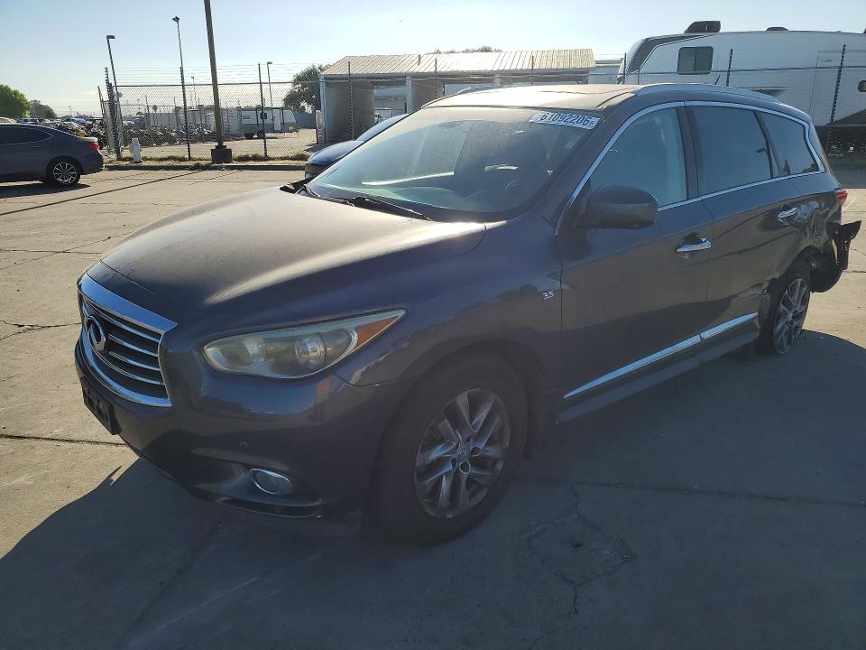 61092206 :رقم المزاد ، 5N1AL0MN5EC541743 vin ، 2014 Infiniti Qx60 مزاد بيع