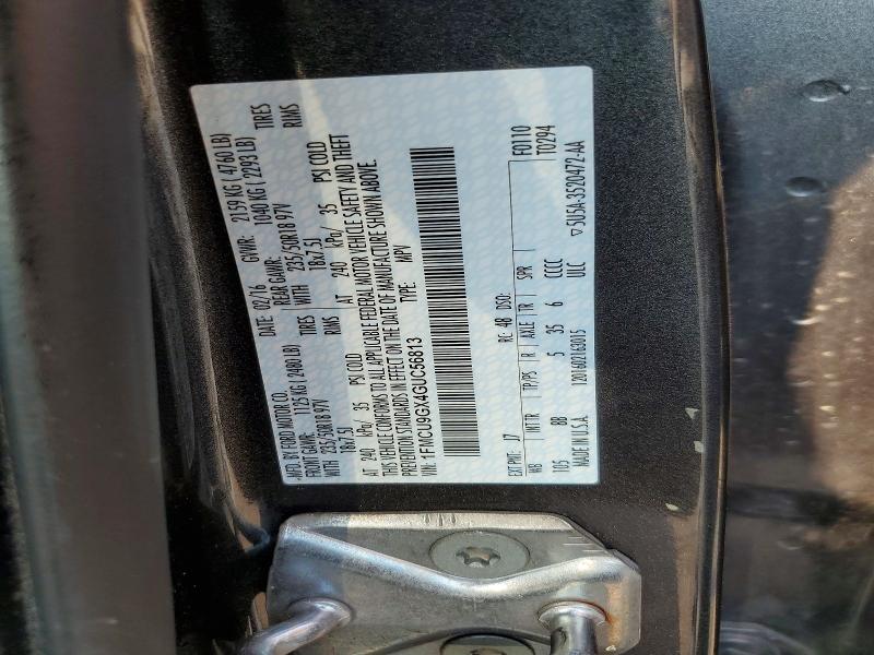 Продаж на аукціоні авто 2016 Ford Escape, vin: 1FMCU9GX4GUC56813, номер лоту: 59917366