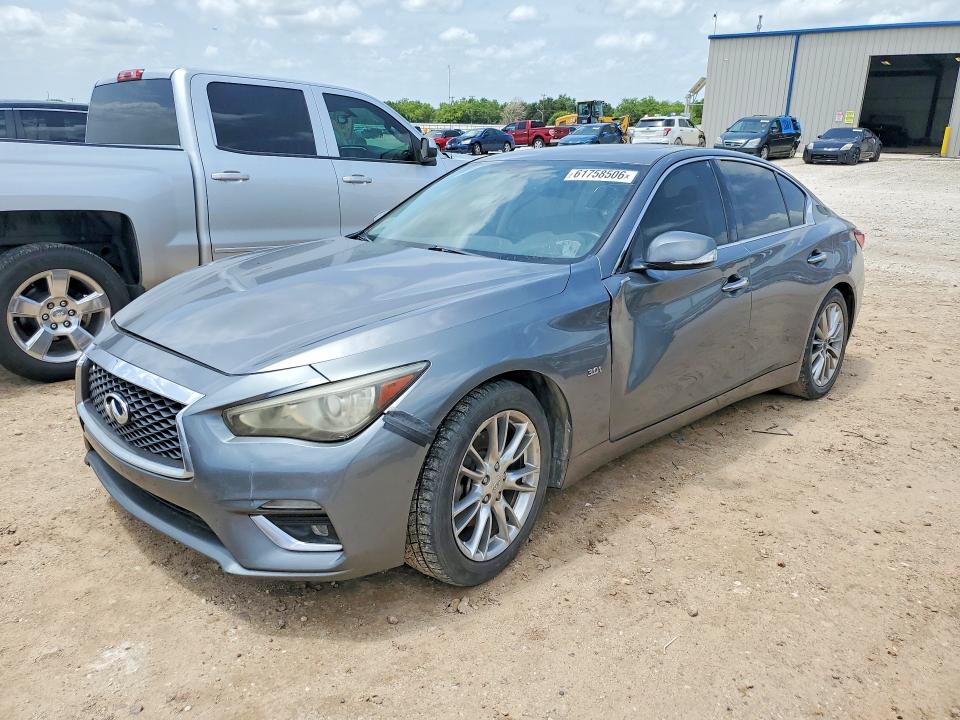 2018 Infiniti Q50 მანქანა იყიდება აუქციონზე, vin: JN1EV7AP3JM357844, აუქციონის ნომერი: 61758506