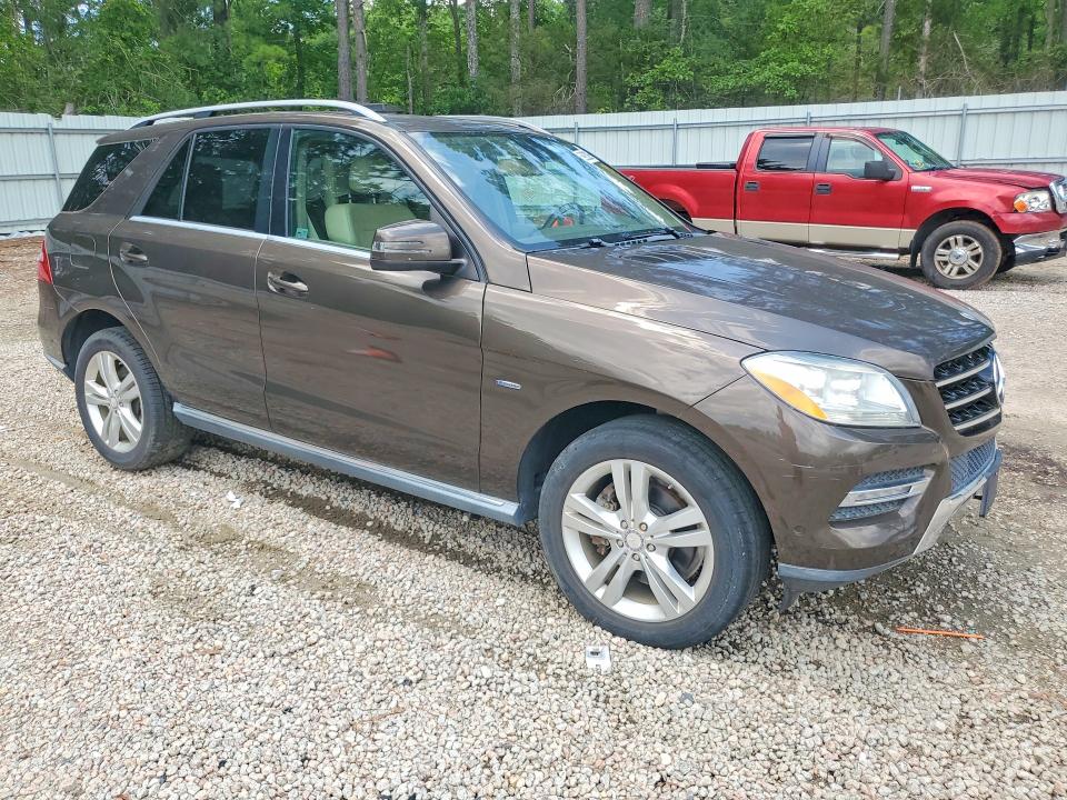 59920296 :رقم المزاد ، 4JGDA2EB9CA011853 vin ، 2012 Mercedes-benz Ml مزاد بيع