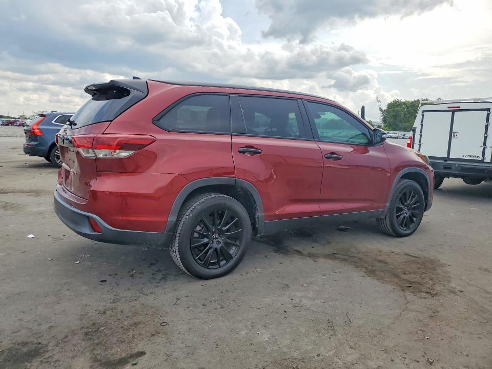 Продаж на аукціоні авто 2019 Toyota Highlander, vin: 5TDKZRFHXKS324055, номер лоту: 63300166