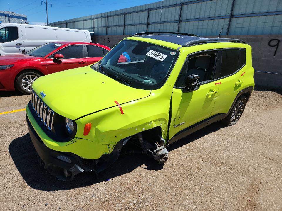 Auction sale of the 2018 Jeep Renegade, vin: ZACCJBBB7JPH41018, lot number: 62493606