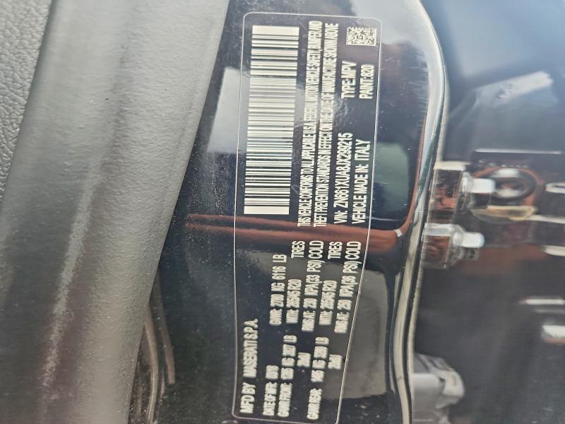 Auction sale of the 2018 Maserati Levante, vin: ZN661XUA8JX299215, lot number: 62761236