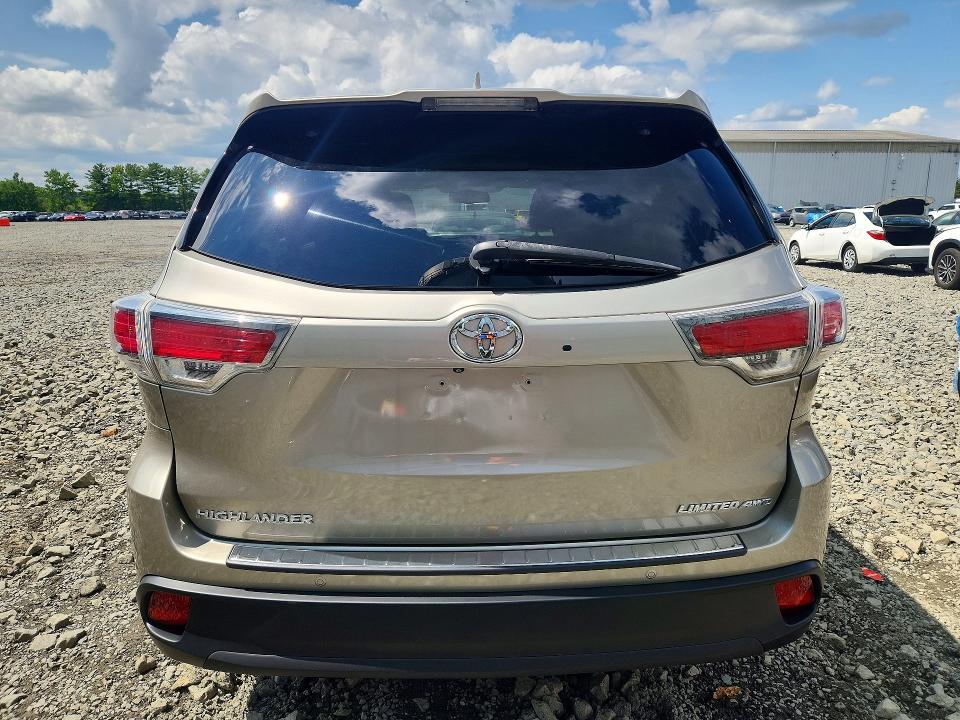 2015 Toyota Highlander მანქანა იყიდება აუქციონზე, vin: 5TDDKRFH2FS116609, აუქციონის ნომერი: 62881246