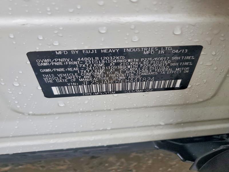 Aukcja sprzedaży 2014 Subaru Forester, vin: JF2SJAHC7EH441824, numer aukcji: 62941416