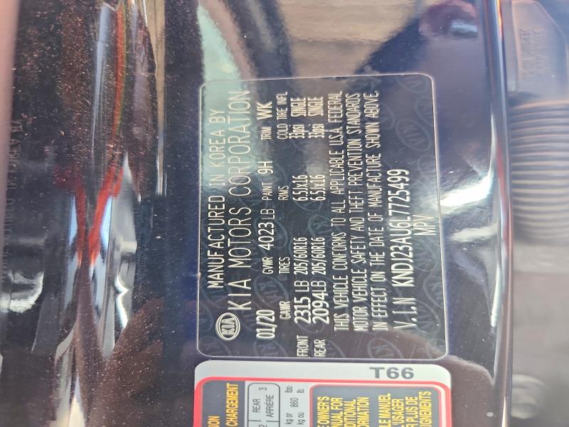 Aukcja sprzedaży 2020 Kia Soul, vin: KNDJ23AU6L7725499, numer aukcji: 60193546