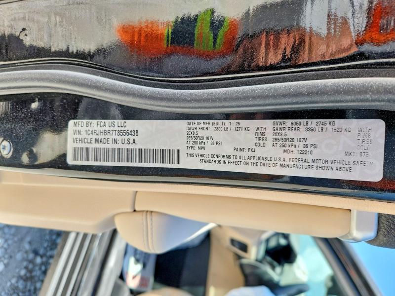 Продаж на аукціоні авто 2026 Jeep Grand Cherokee, vin: 1C4RJHBR7T8556438, номер лоту: 62677686