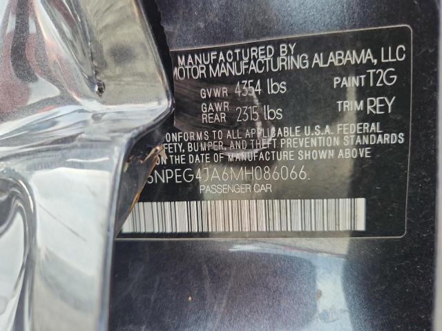 Aukcja sprzedaży 2021 Hyundai Sonata, vin: 5NPEG4JA6MH086066, numer aukcji: 60466016