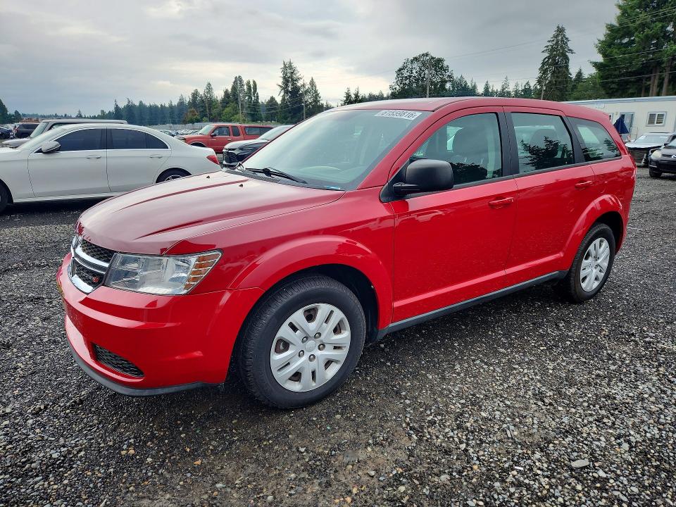2013 Dodge Journey მანქანა იყიდება აუქციონზე, vin: 3C4PDCAB5DT710007, აუქციონის ნომერი: 61559816